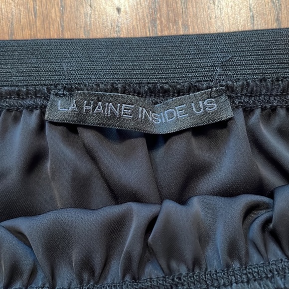 La Haine Black Polyester Slip Made In Italy Size L - Picture 8 of 8